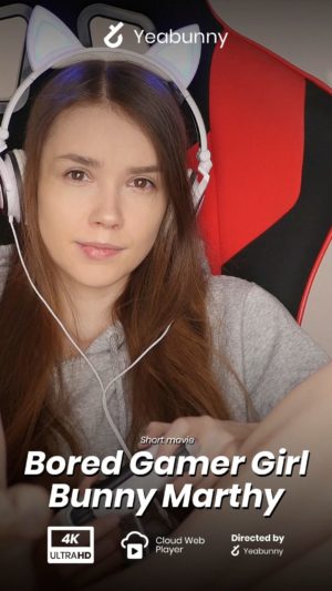 Egirl Masturbation with Bunny Marthy as Gamer Girl
